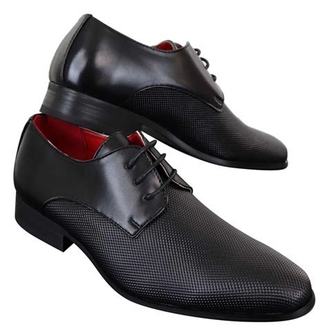 mens fake leather shoes